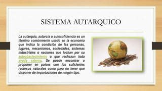 crees que la autarquía es un sistema económico viable